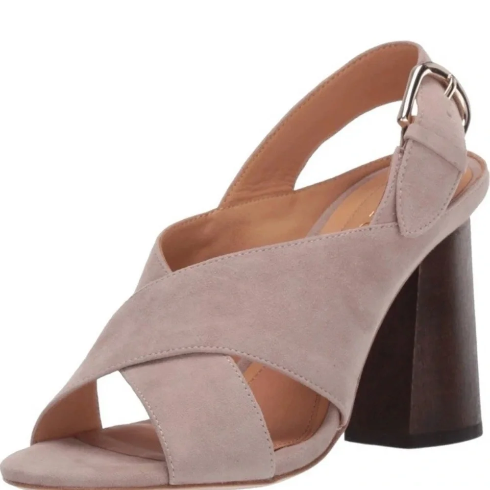 Joie Women's Olesia Heeled Sandal. Dusty rose. Size 37.New with box .R14 - Picture 1 of 6